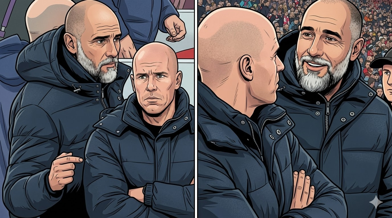 【真相】「わざとやったんだ」。トゥドールが明かす、リヴァプール戦でのスロットの「ハゲの誤認」騒動の裏側と「ゲン担ぎ」